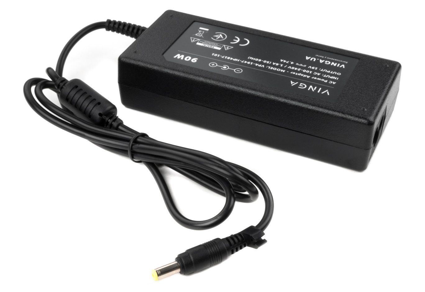 Блок живлення до ноутбуку Vinga HP 90W 19V 4.74A 4.8*1.7 (VPA-1947-HP4817-101)