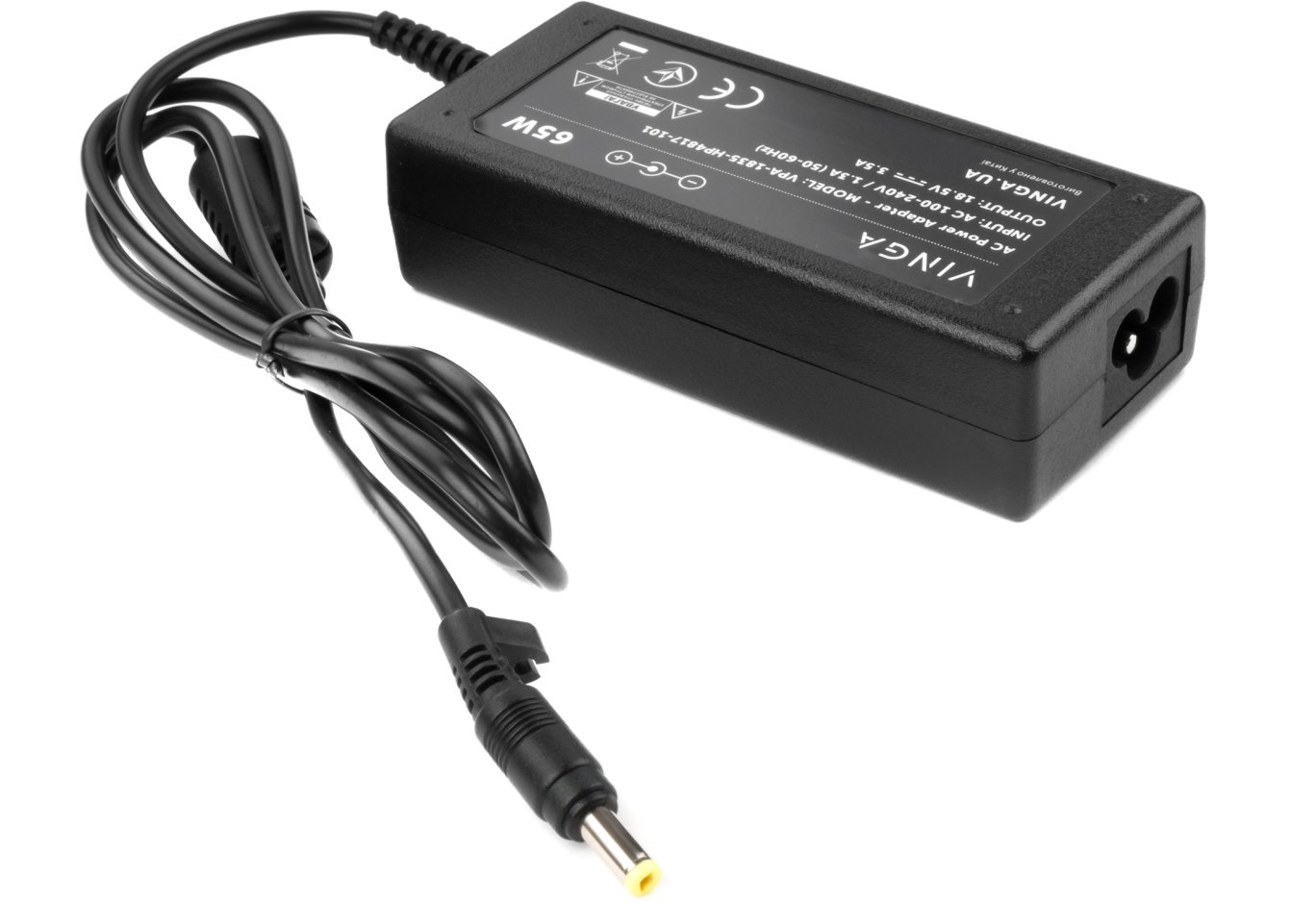 Блок живлення до ноутбуку Vinga HP 65W 18.5V 3.5А 4.8*1.7 (VPA-1835-HP4817-101)