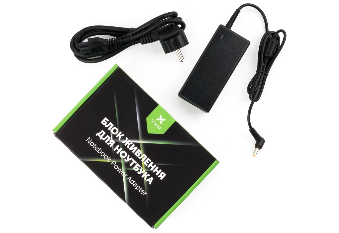 Блок живлення до ноутбуку Vinga ACER 65W 19V 3.42A 5.5*1.7 (VPA-1934-AC5517-101)