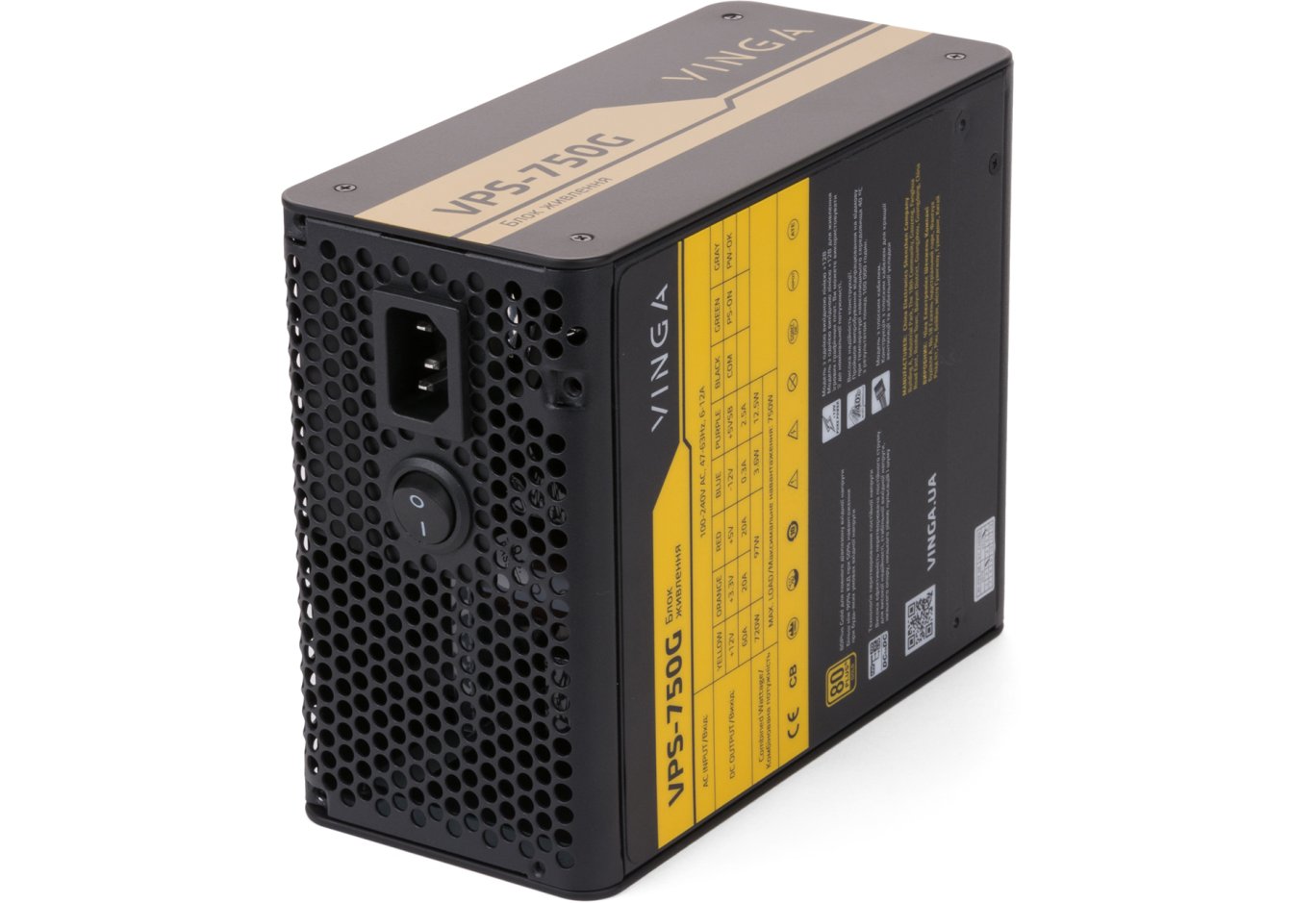 Power supply Vinga 750W (VPS-750G)