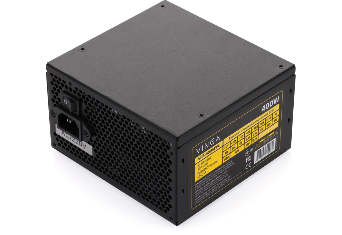 Power supply Vinga 400W (VPS-400APFC)