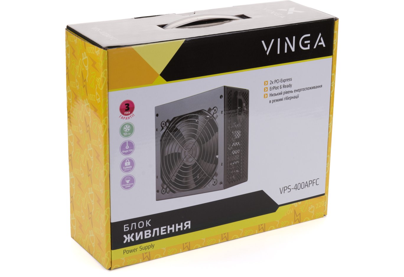 Power supply Vinga 400W (VPS-400APFC)