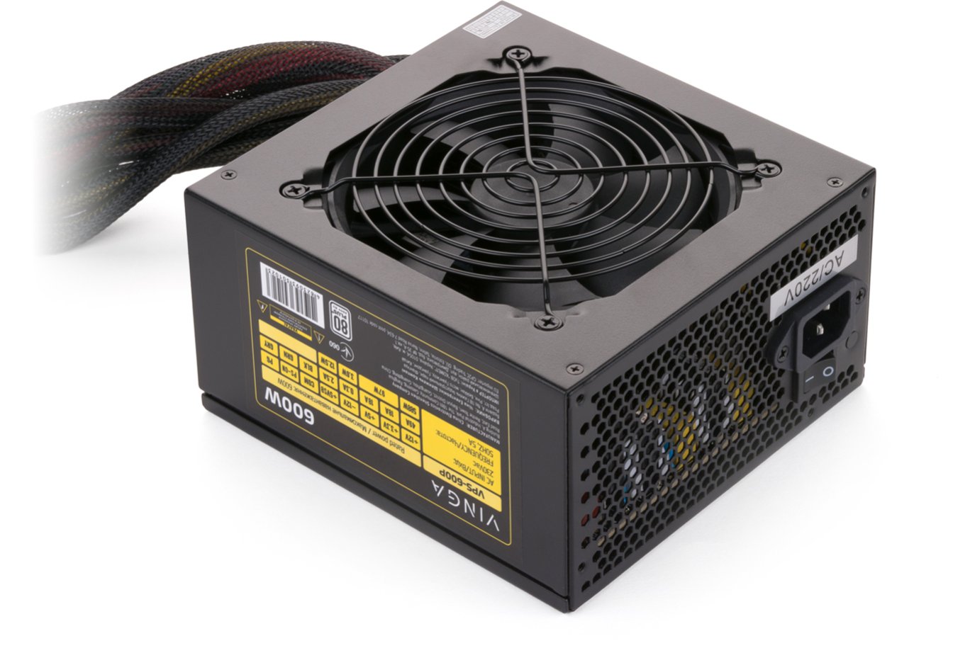 Power supply Vinga 600W (VPS-600P)