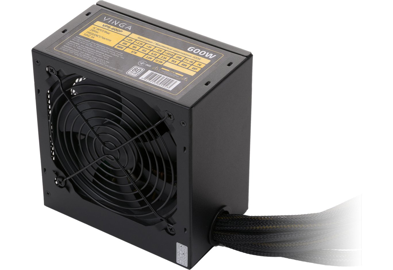 Power supply Vinga 600W (VPS-600P)
