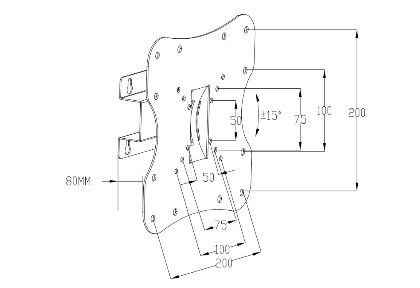 Кронштейн Vinga TM20-2253