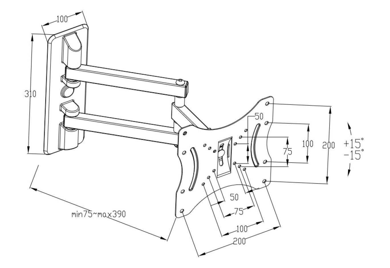 Кронштейн Vinga TM32-2251