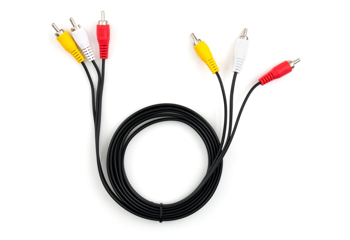 Кабель мультимедійний 3xRCA M to 3xRCA M 1.8m Vinga (VCP3RCA1.8)