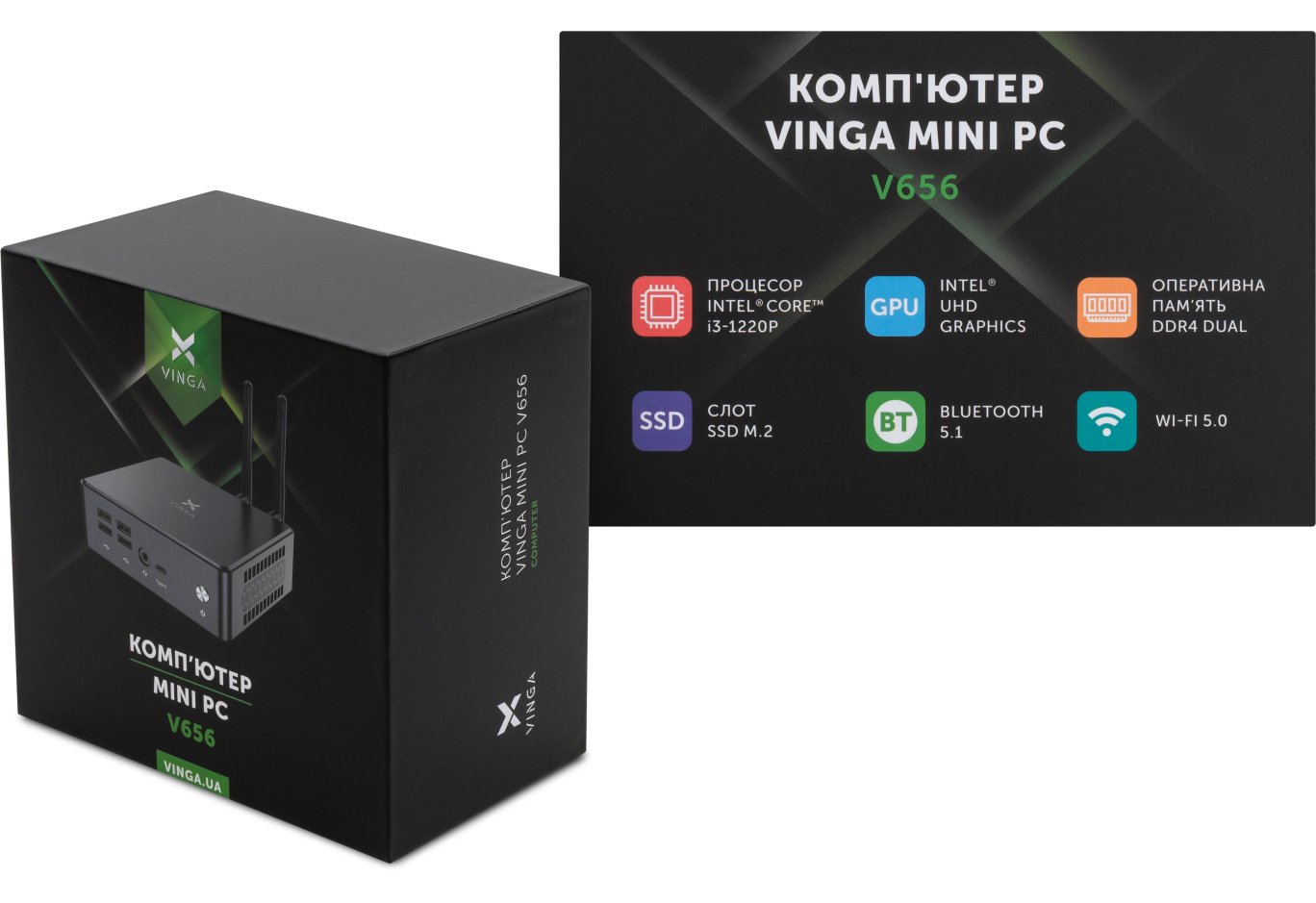 Комп'ютер Vinga Mini PC V656 (V6561220P)