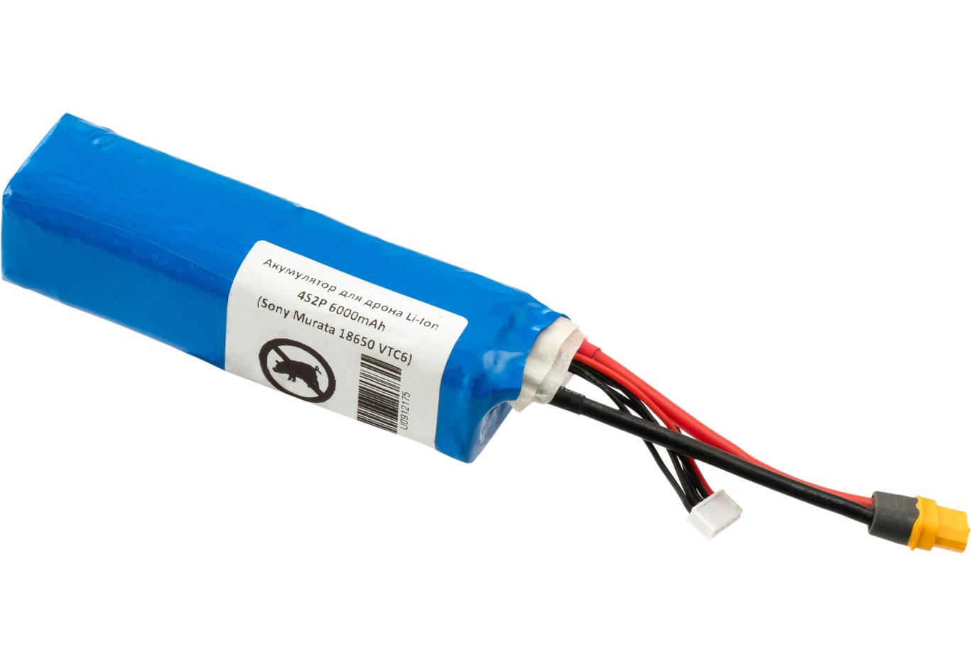 Акумуляторний блок Vinga Li-Ion 4s2Р 6000mAh з балансувальним кабелем Sony Murata 18650 VTC6 (6000BMS/SONY18650)