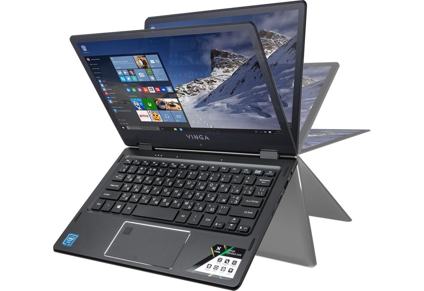 Ноутбук Vinga Twizzle J116 (J116-C404120B)