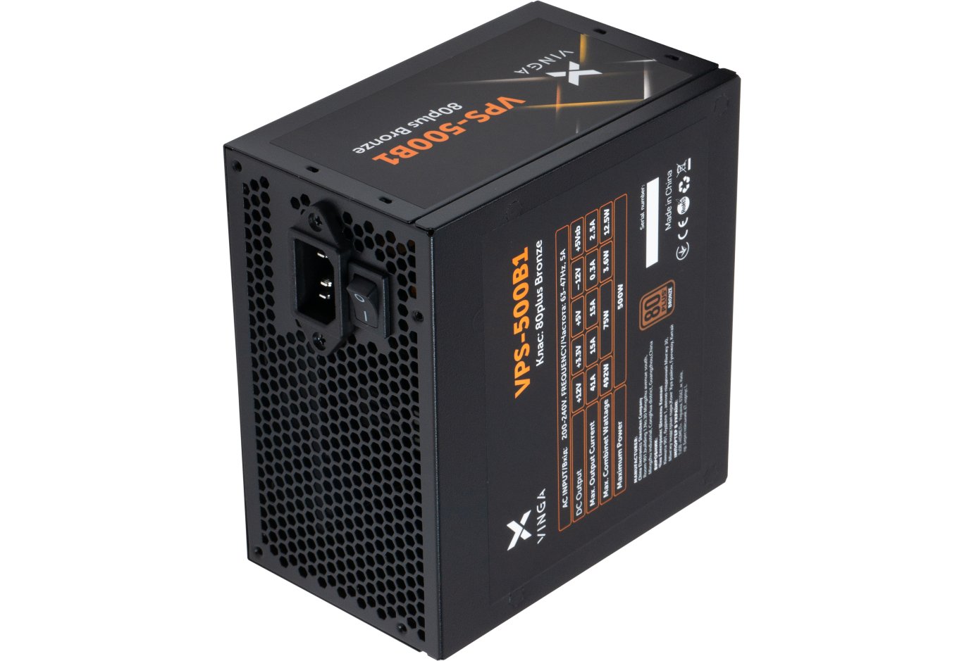 Power supply Vinga 500W (VPS-500B1)