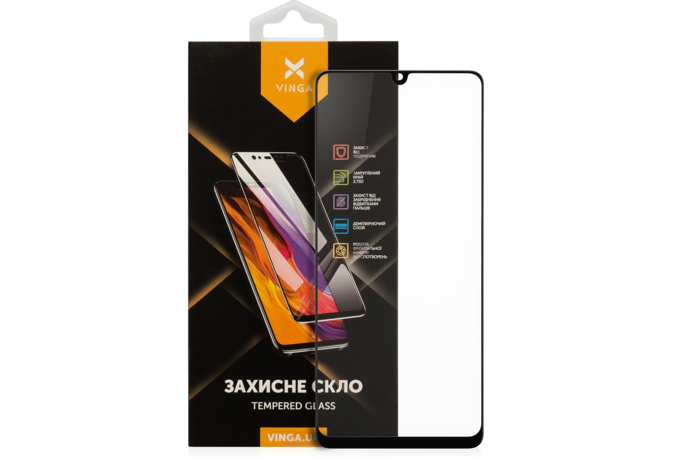 Скло захисне Vinga Samsung A32 (VGSA32)