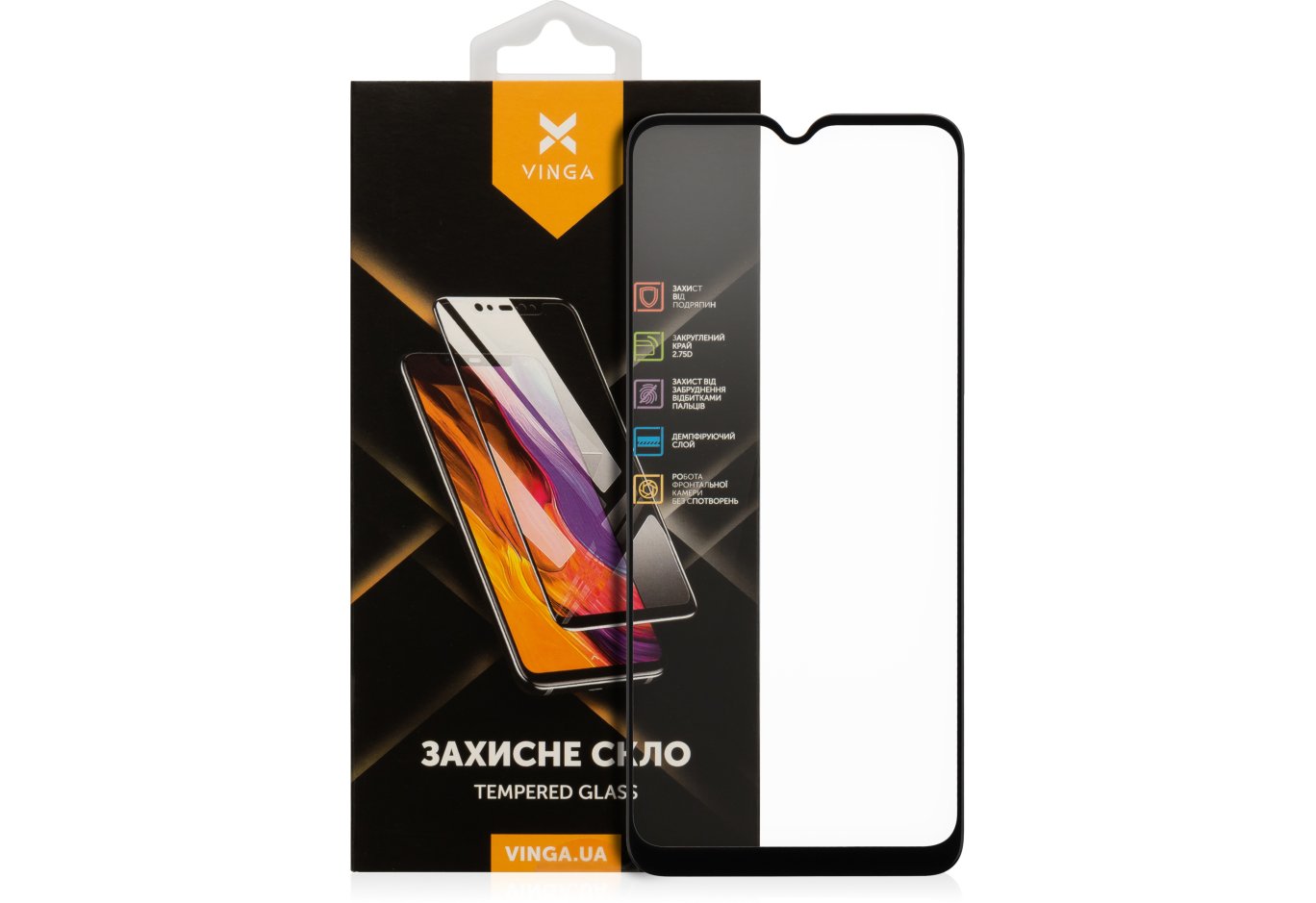 Protective glass Vinga Samsung A02s (VGSA02S)