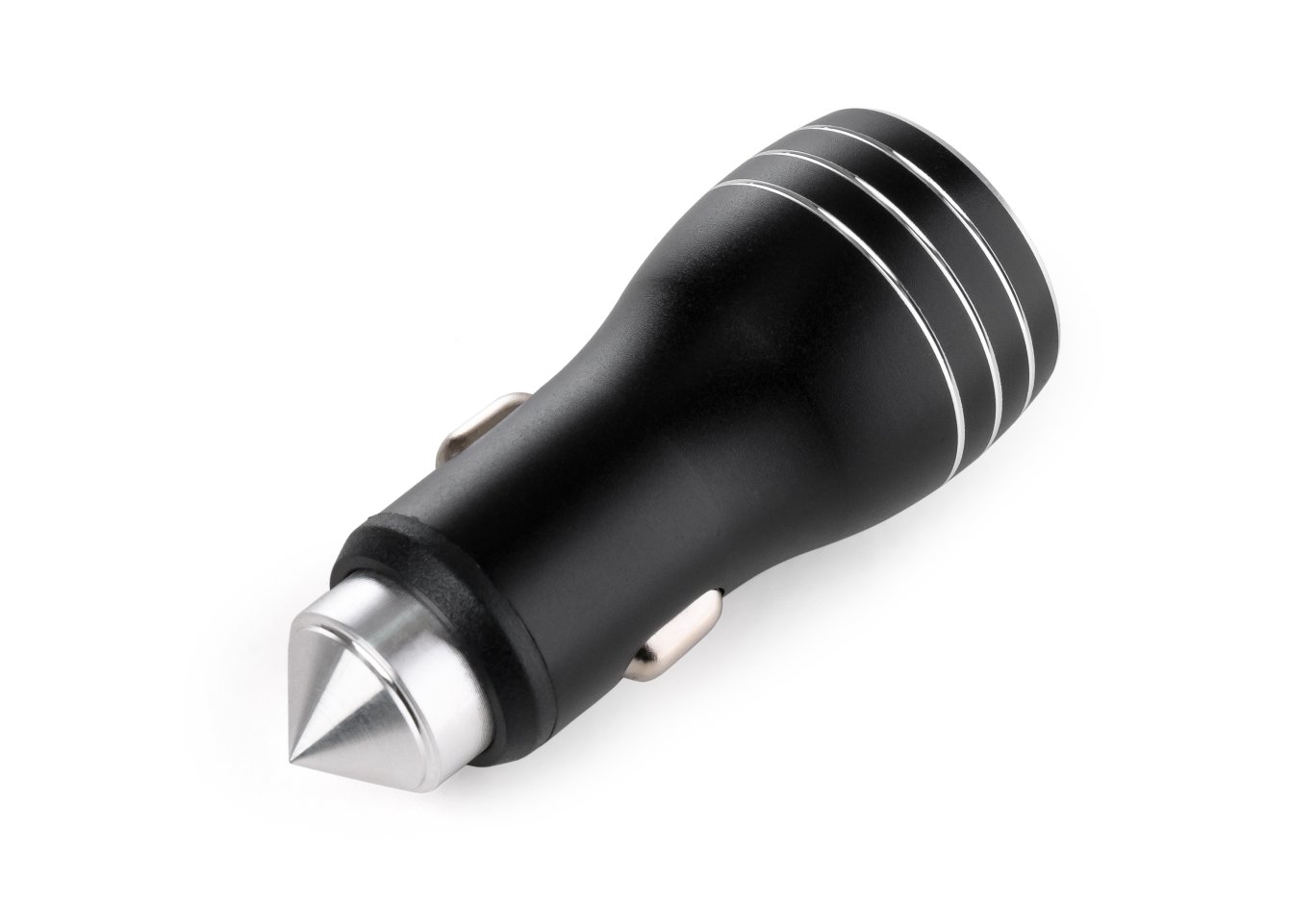 Charger Vinga QC3 Quick Dual USB Car Charger aluminium 18W Max (VCCQAABK)