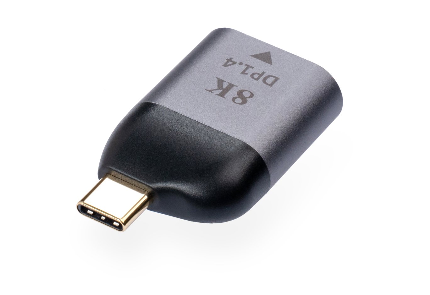 Перехідник Type-C Male to DP 1.4 8K60Hz compact Vinga (VCPATCDP4C)