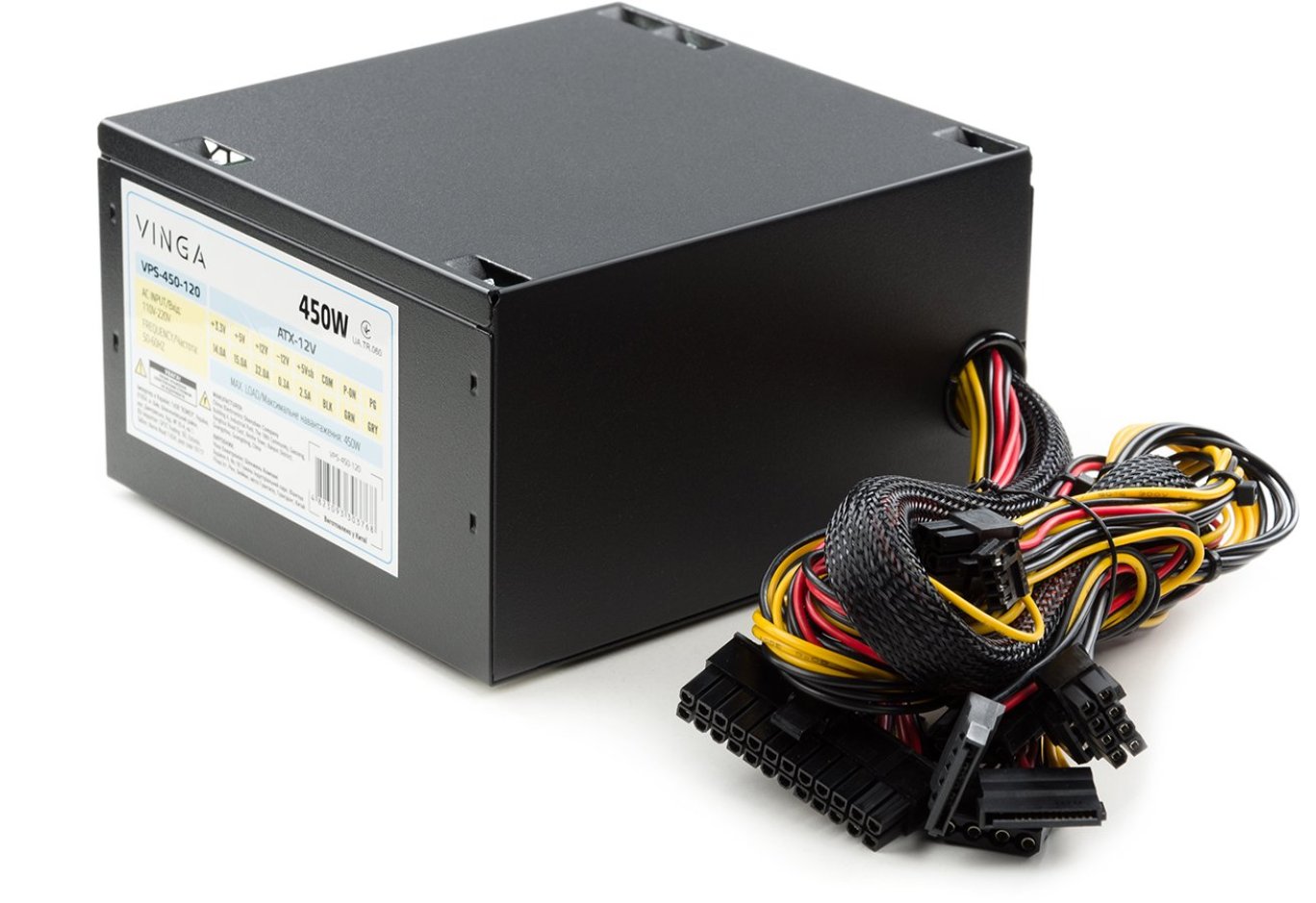 Блок живлення Vinga 450W ОЕМ (VPS-450-120)
