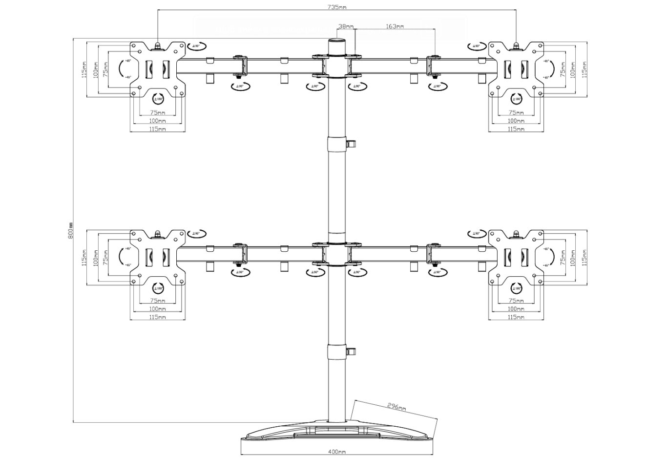 Кронштейн Vinga TD22-1054