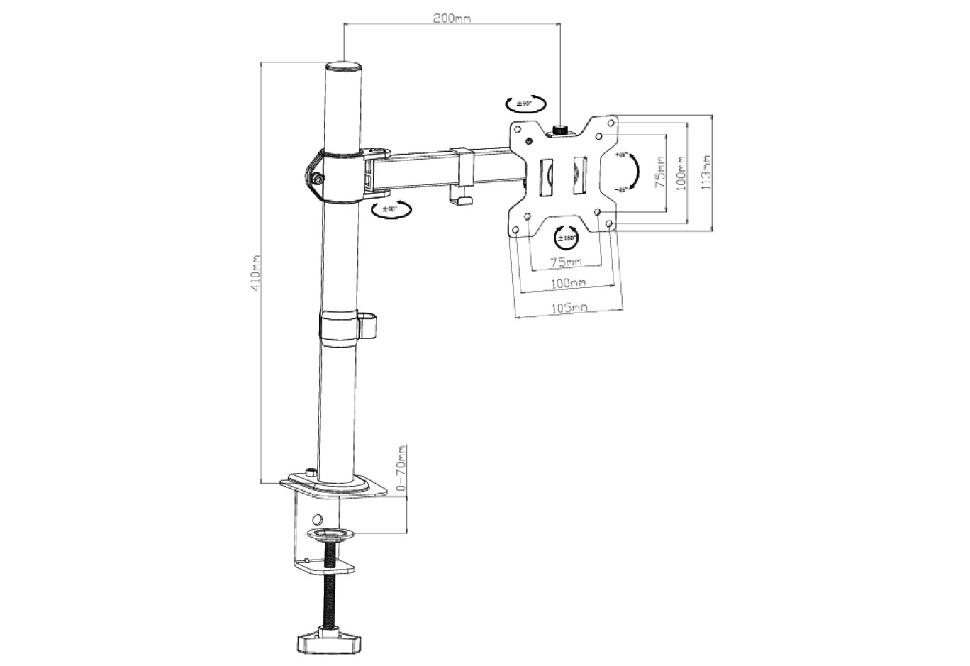 Кронштейн Vinga TD31-1051