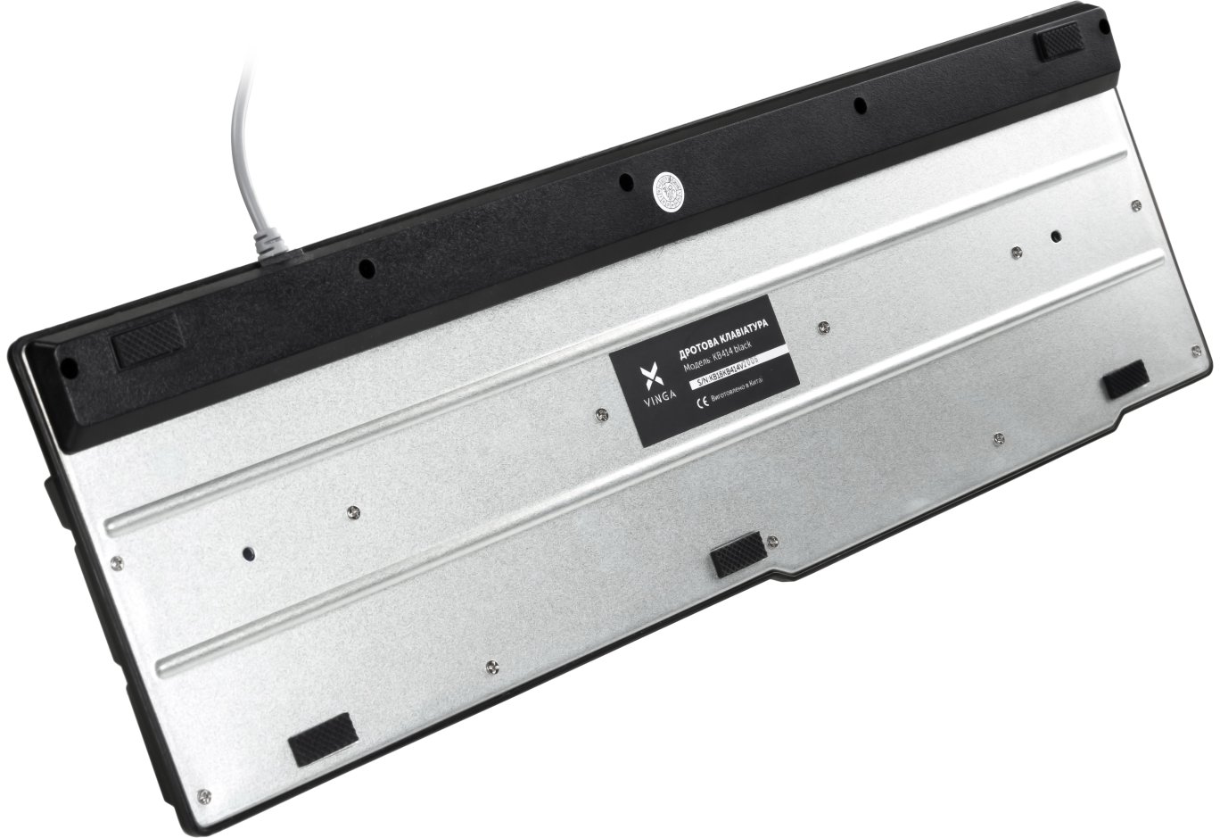 Клавіатура Vinga KB414 black