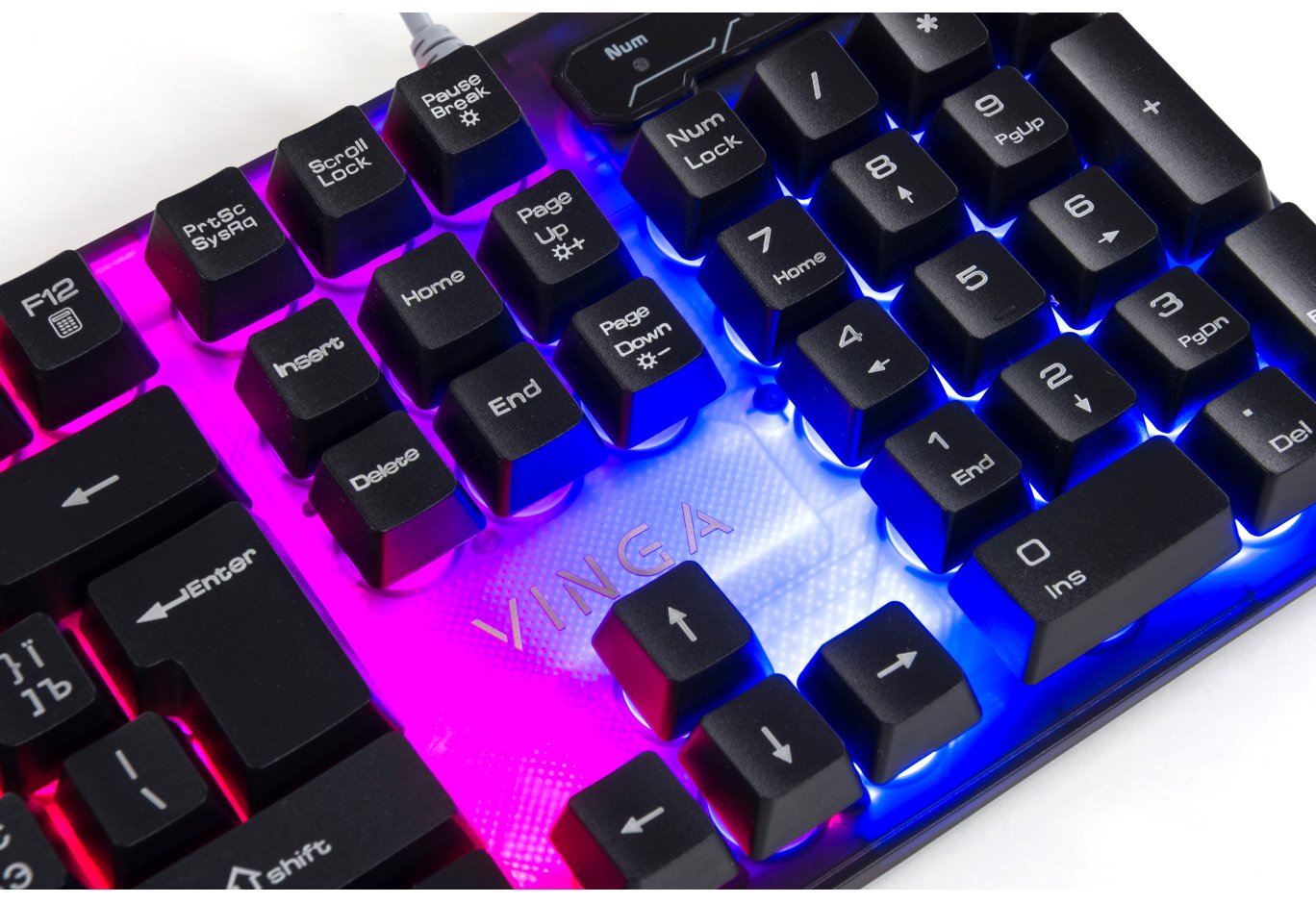 Клавіатура Vinga KB414 black