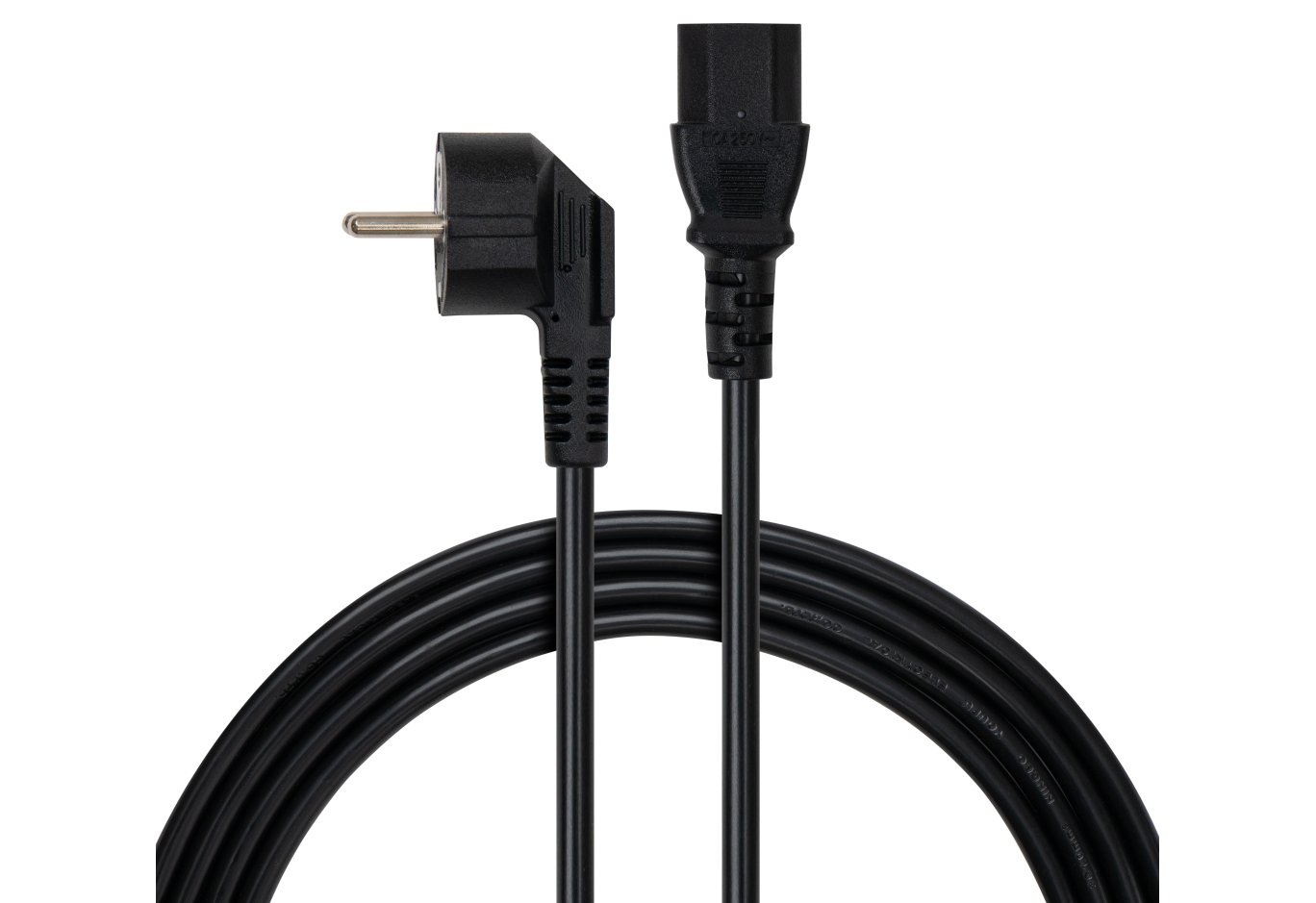 Кабель живлення C13 3.0m 1mm2 Vinga (VCPPC1C133BK)