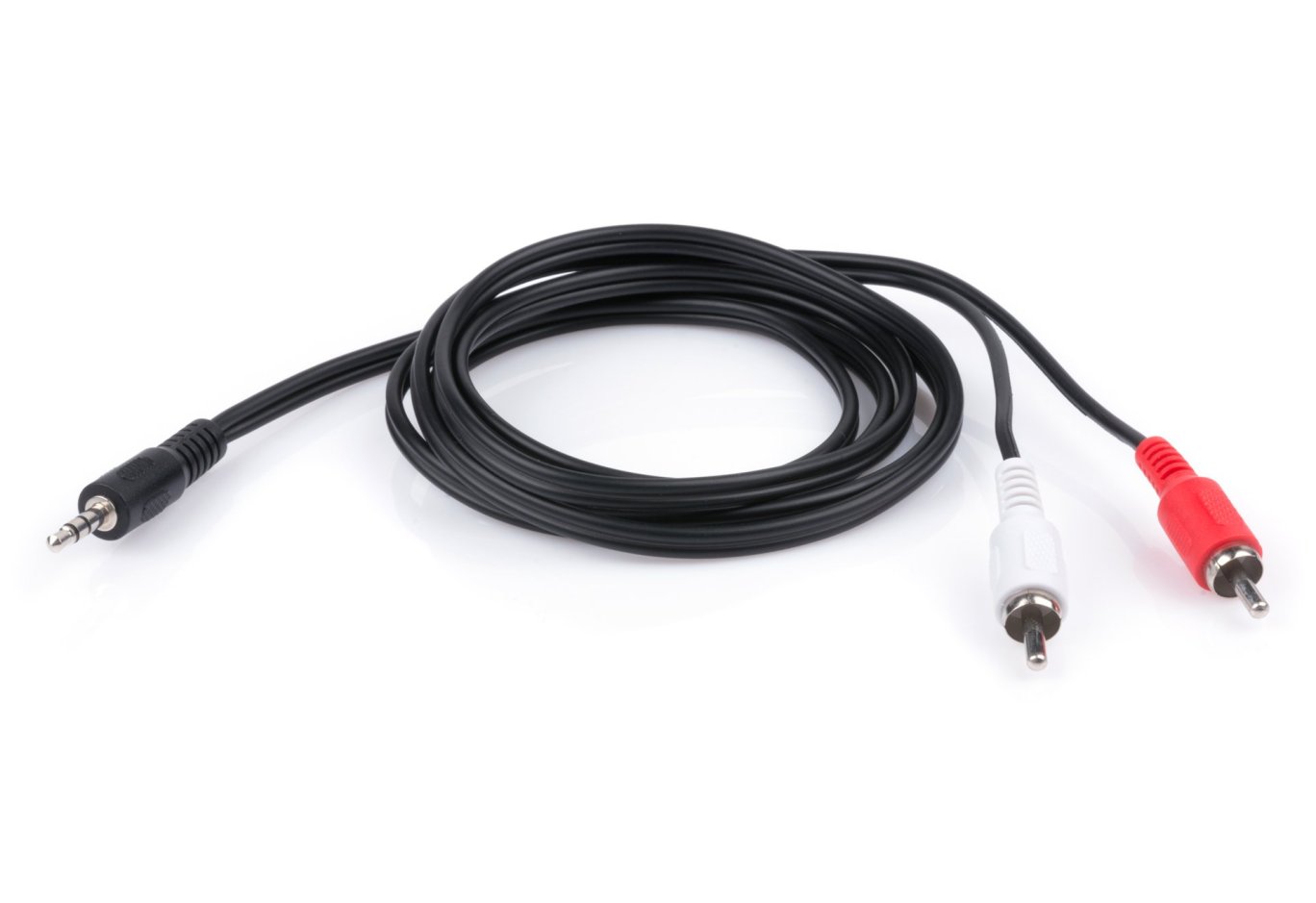 Кабель мультимедійний 3.5mm M to 2xRCA 3.0m Vinga (3.5STM2RCAM01-3.0)