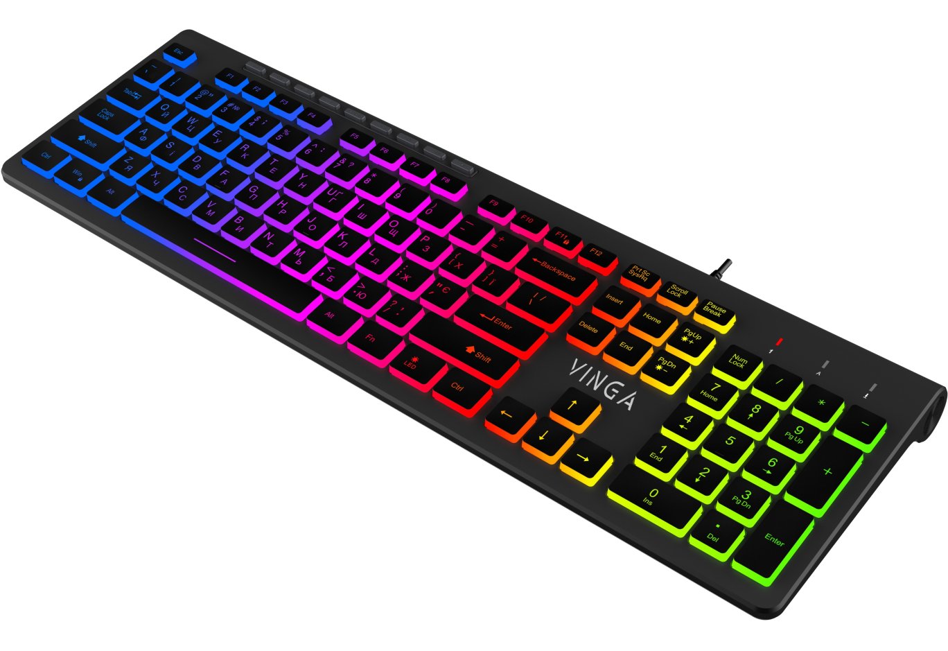 Клавіатура Vinga KB-460 Black