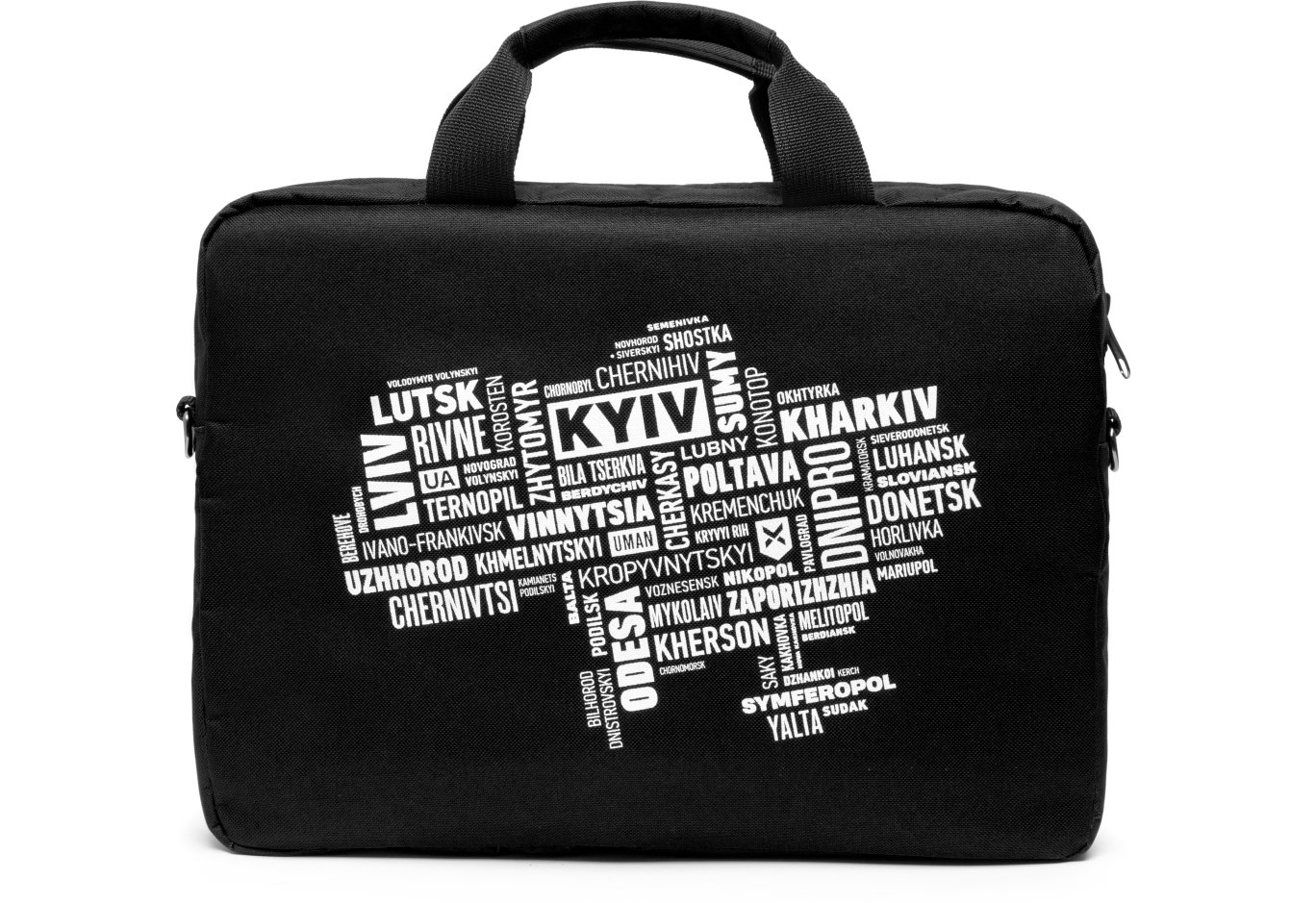 Сумка для ноутбука Vinga 14" NB1402 Black, white print (NB1402UWBK)