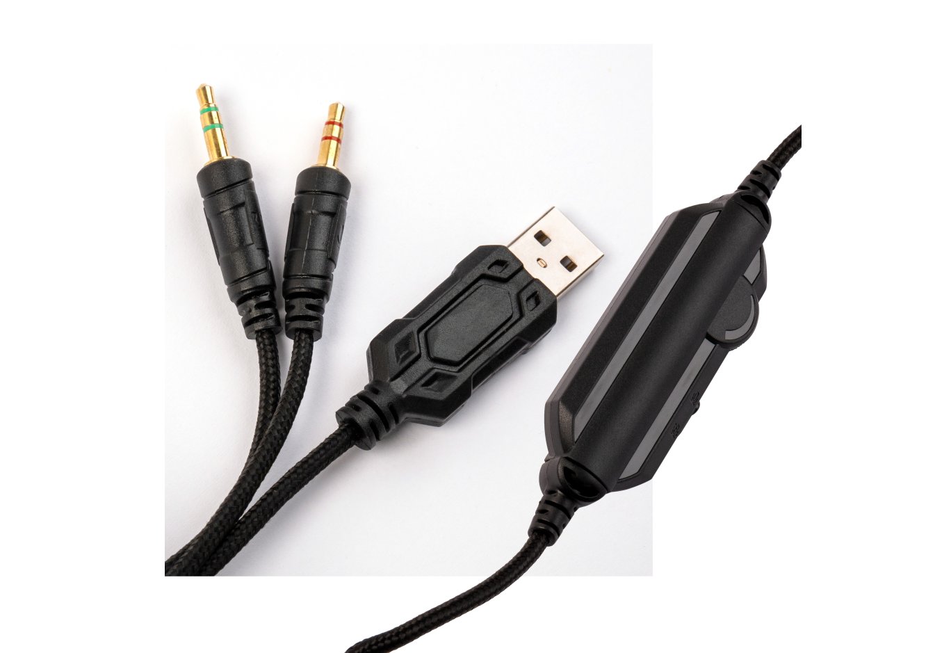 Навушники Vinga HSCU-160 Gaming LED Black (HSCU-160)