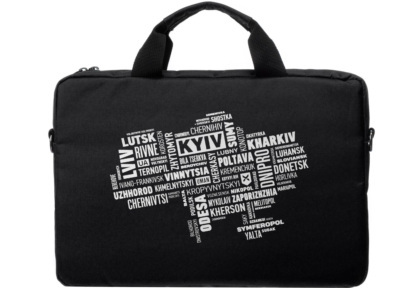 Сумка для ноутбука Vinga 15.6" NB1502 Black, white print (NB1502UWBK)