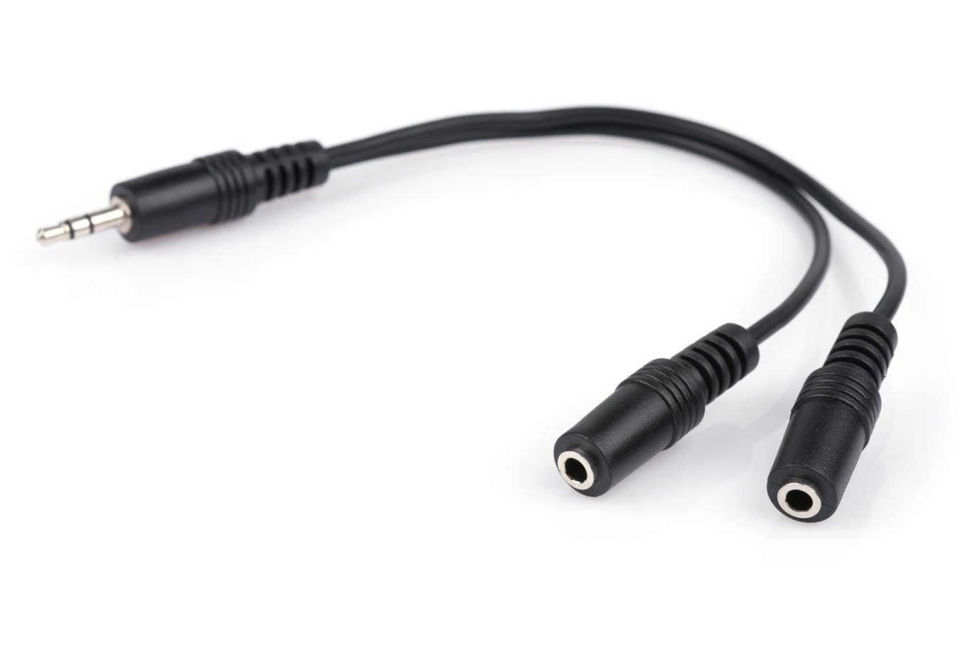 Adapter Jack 3.5mm M/2хF 0.2m Vinga (3.5STMF02-0.2)