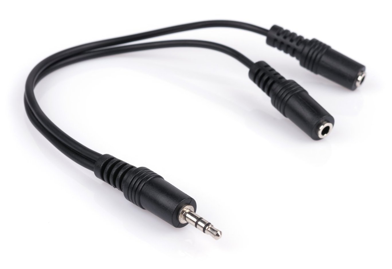 Adapter Jack 3.5mm M/2хF 0.2m Vinga (3.5STMF02-0.2)