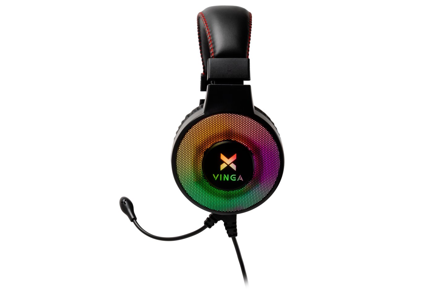 Навушники Vinga HSCU-100 Gaming LED Black (HSCU-100)