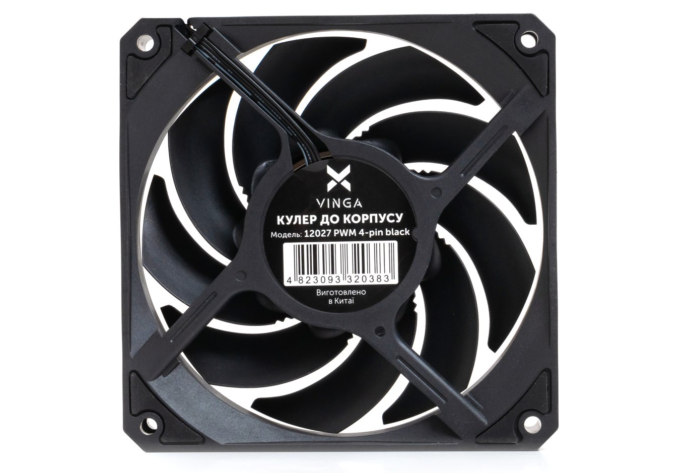 Case fan Vinga 12027 PWM 4-pin black ОЕМ