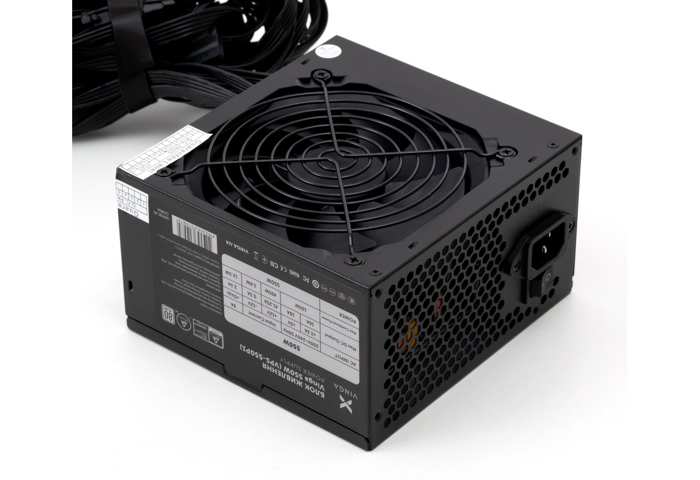 Блок живлення Vinga 550W ОЕМ (VPS-550P1)