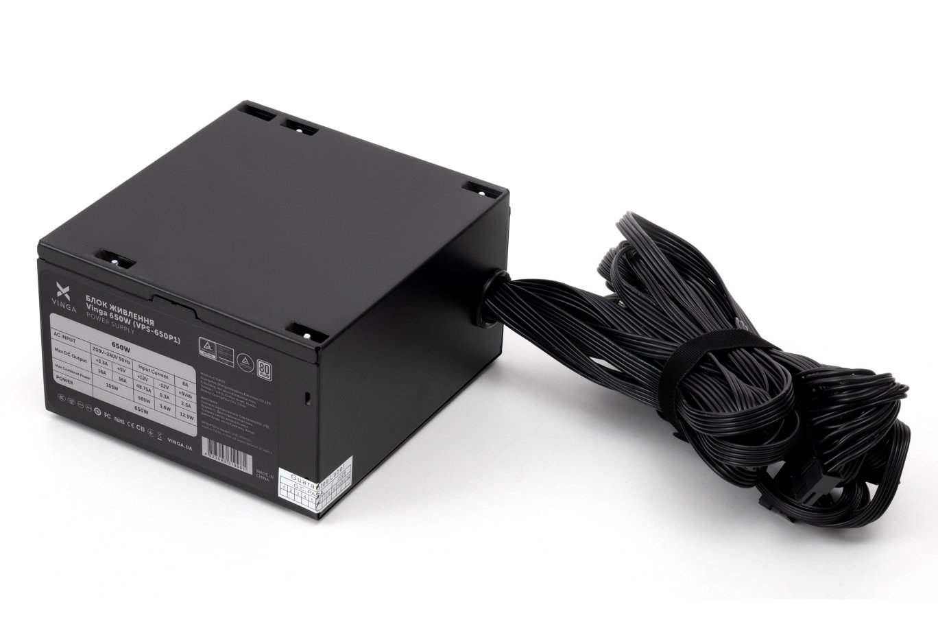 Блок живлення Vinga 650W ОЕМ (VPS-650P1)