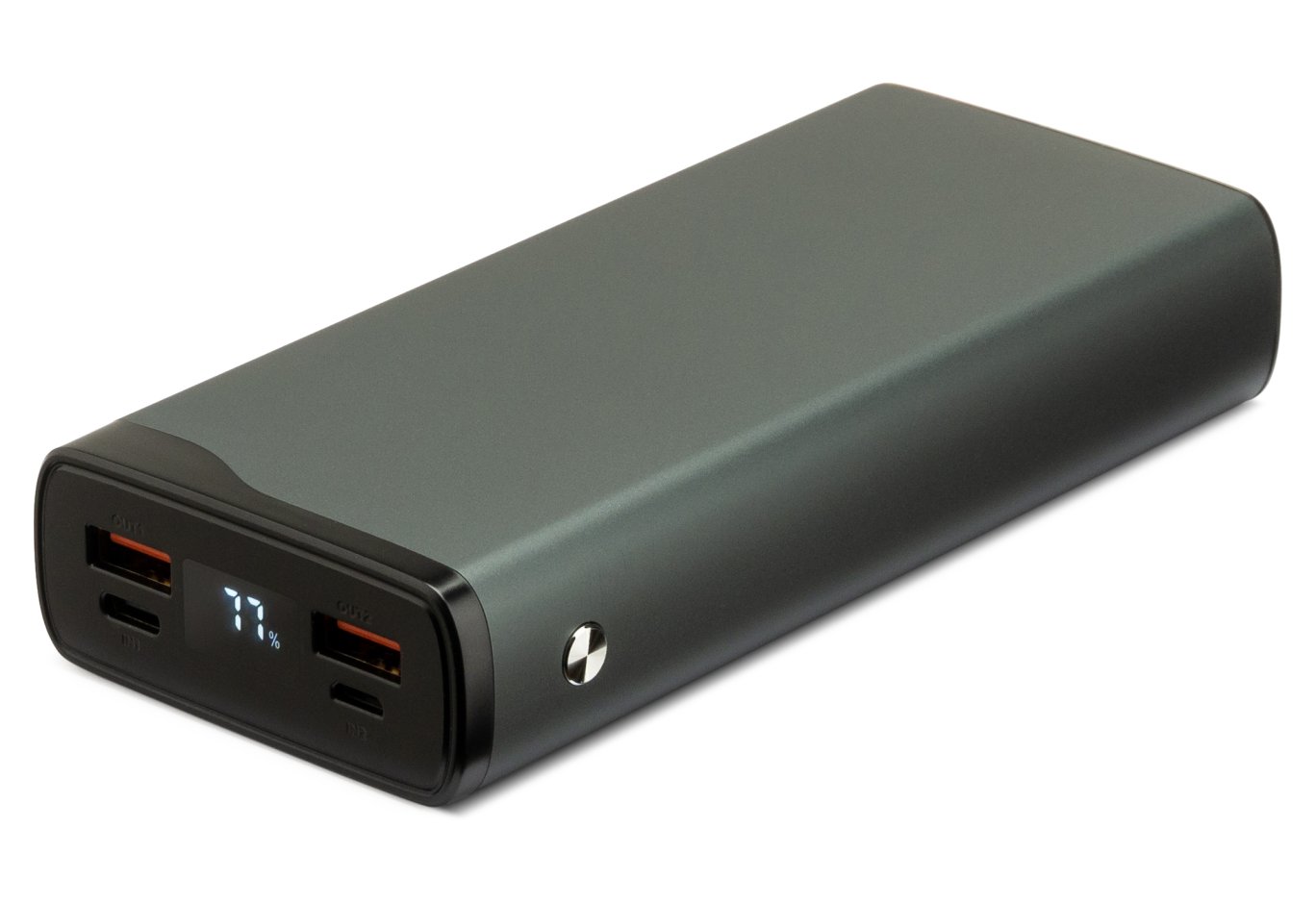 Universal Battery Vinga 20000 mAh QC3.0+PD 3 ports LCD metal (VPB2QPALD)
