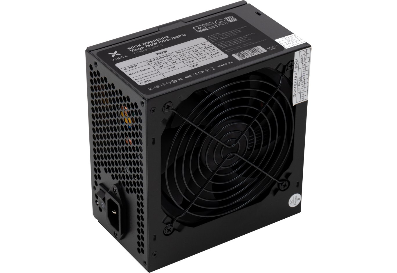 Блок живлення Vinga 750W ОЕМ (VPS-750P1)
