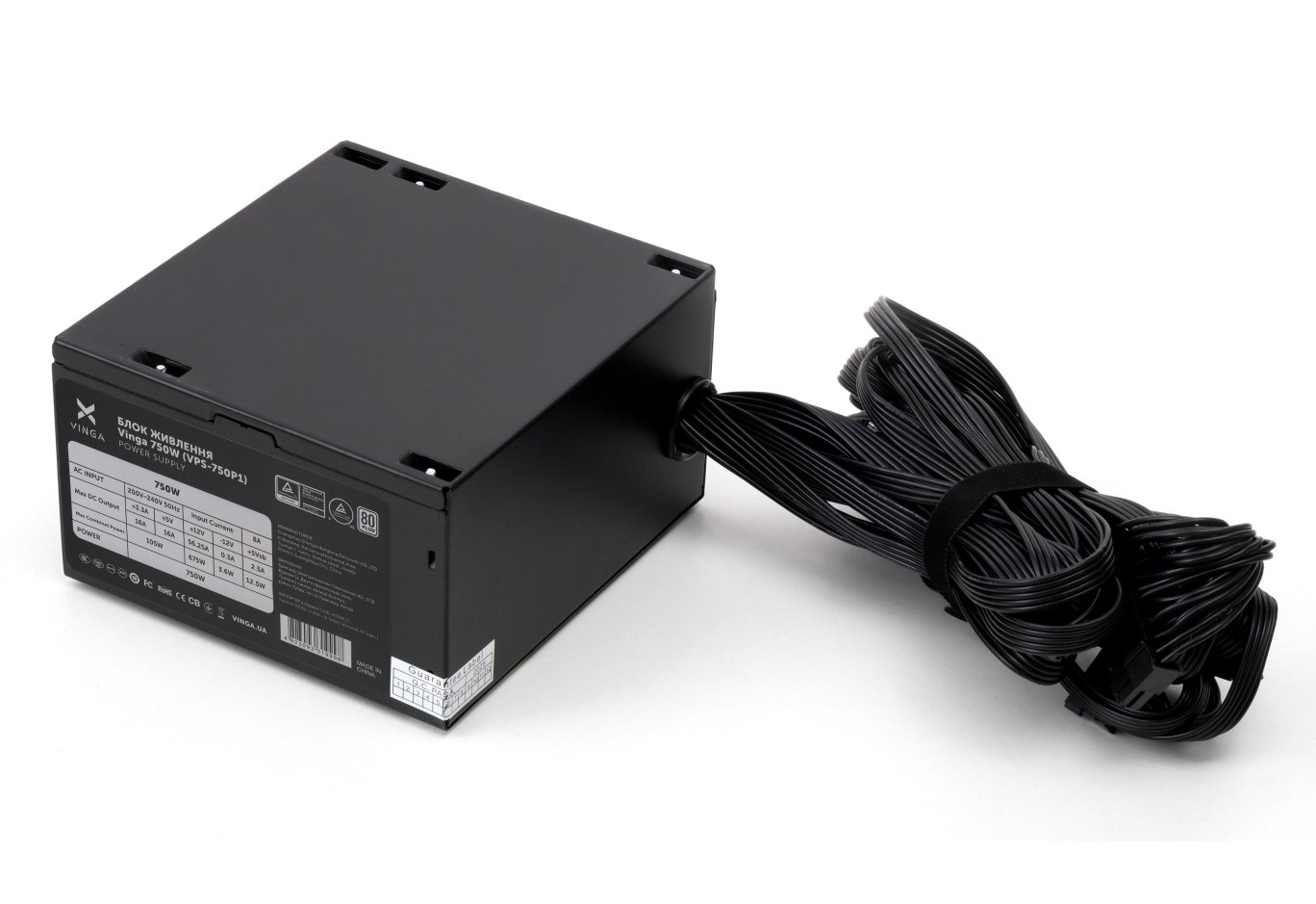 Блок живлення Vinga 750W ОЕМ (VPS-750P1)