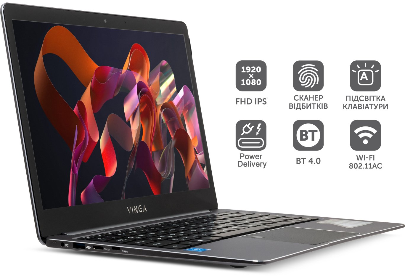 Ноутбук Vinga Iron S140 (S140-P538256G)