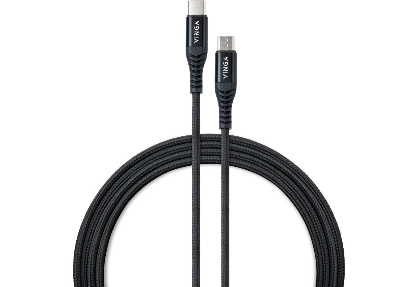 Дата кабель USB-C to USB-C 1.0m 60W Nylon Vinga (VCDCCCM331)