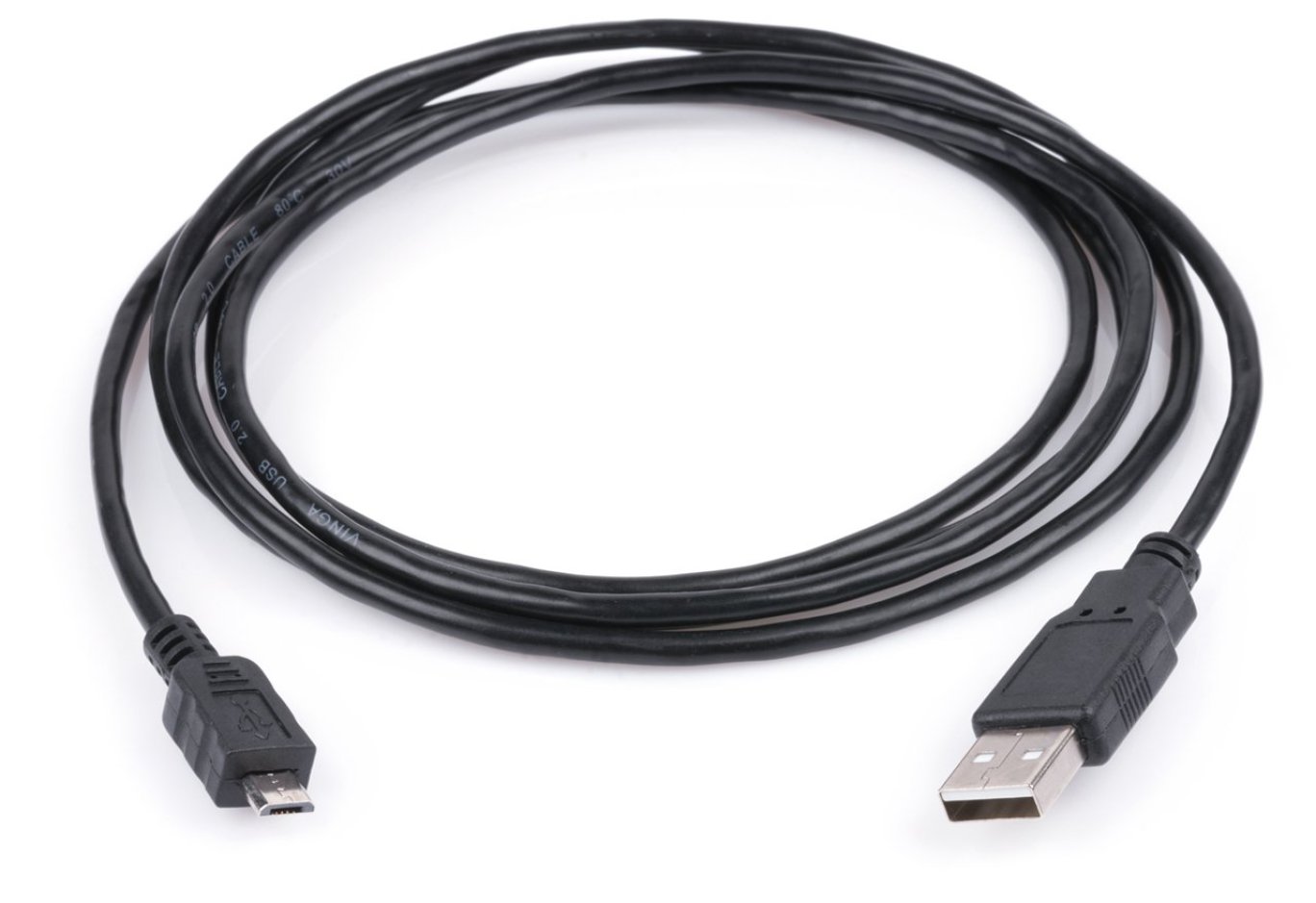 Дата кабель USB 2.0 AM to Micro 5P 1.8m Vinga (USBAMmicro01-1.8)