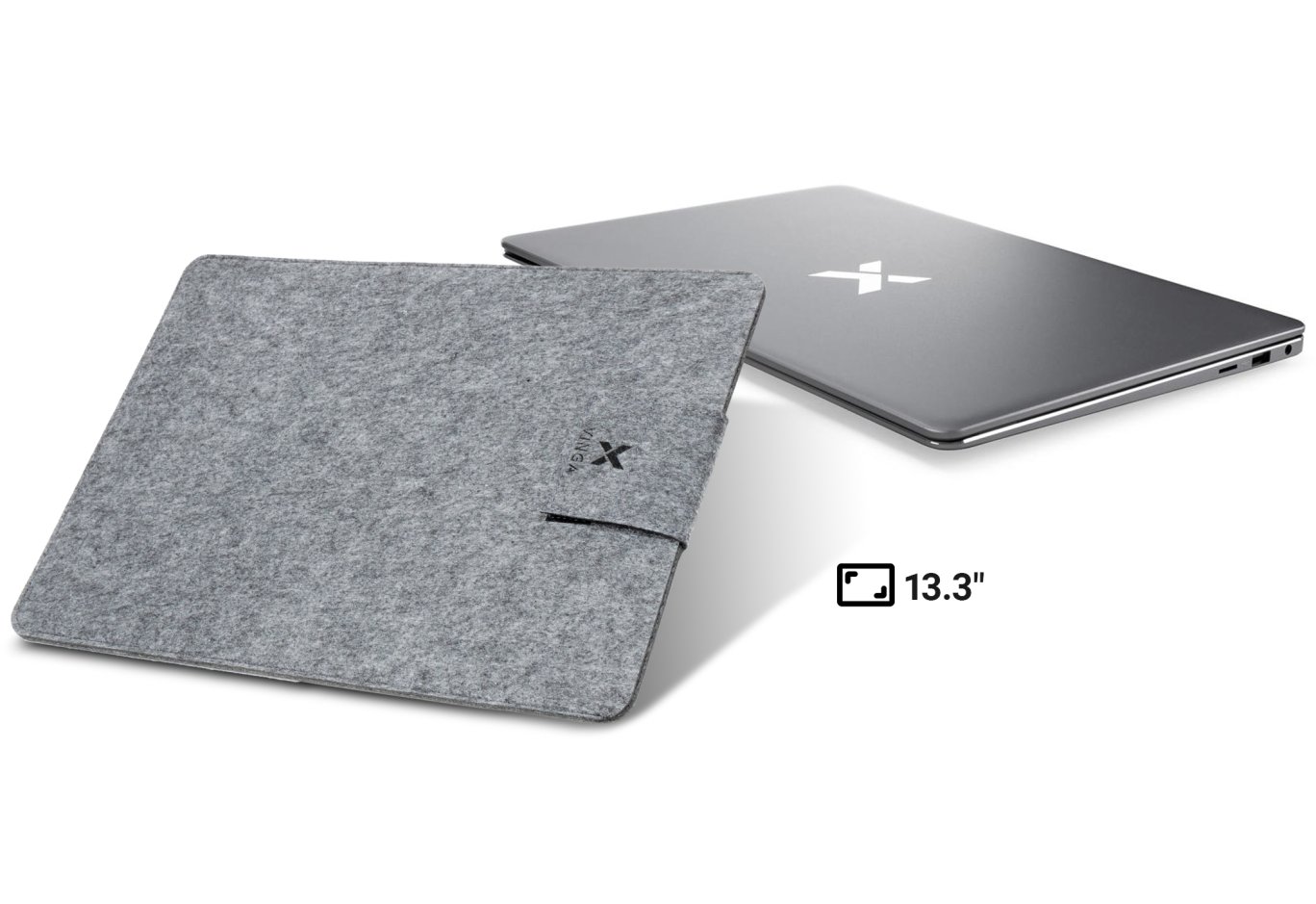 Чохол до ноутбука Vinga 13" NSF130 Gray (NSF130GY)