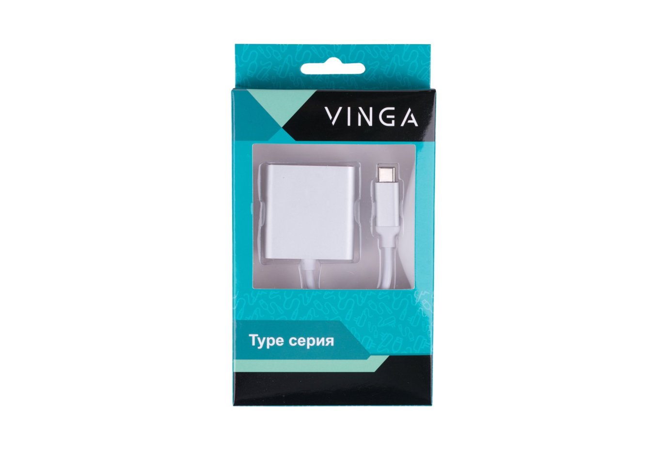 Перехідник Type-C Male to HDMI AF 0.15m Vinga (USBCMHDMI-01)