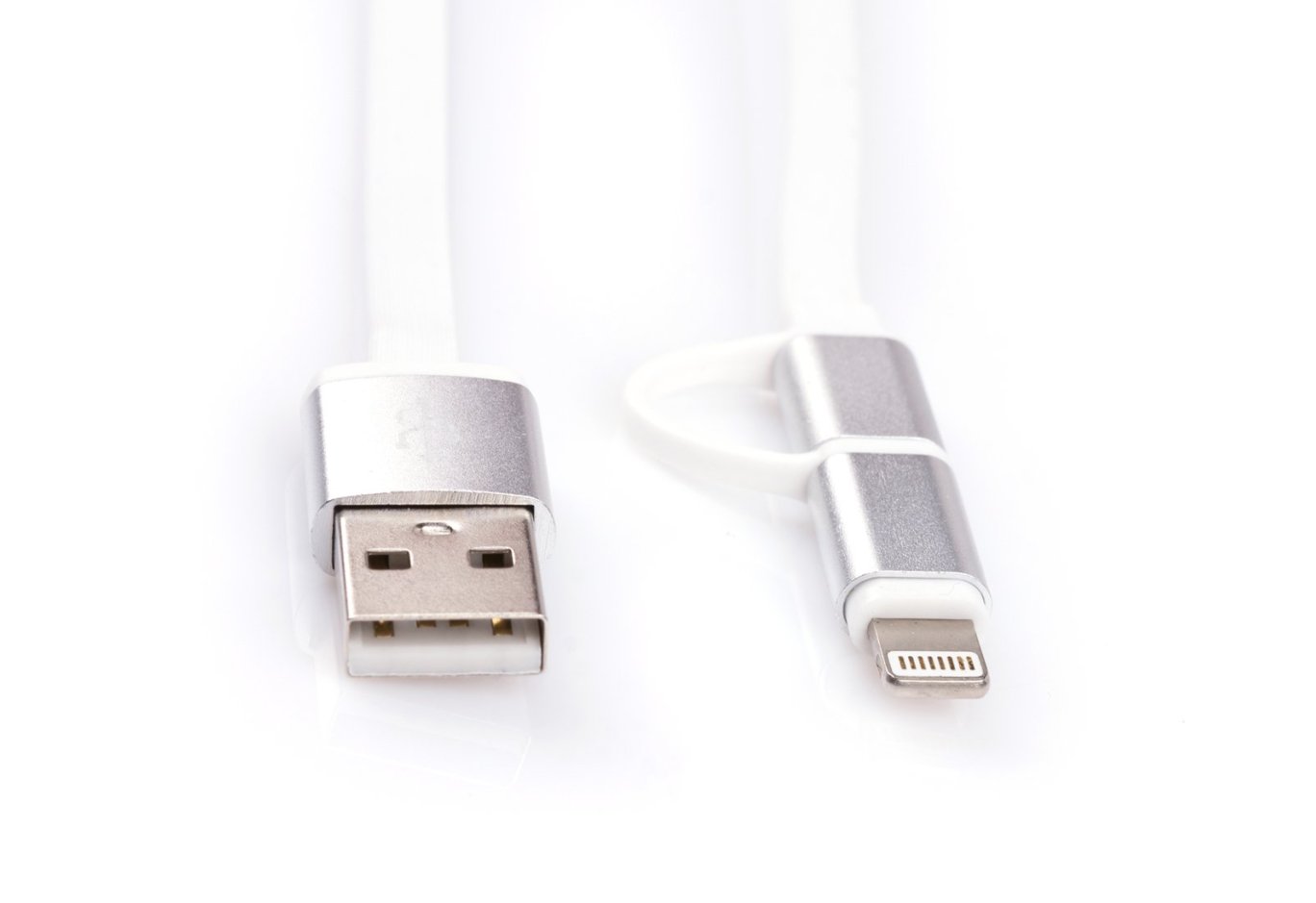 Дата кабель USB 2.0 AM to Micro 5P&Lightning 1.0m Vinga (USBAMMICRO&Lightning-1.0)