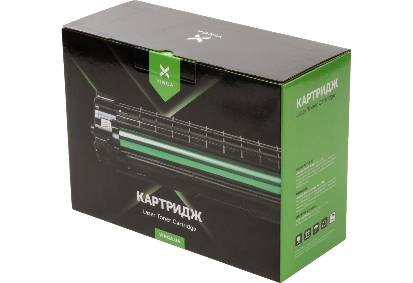 Картридж Vinga HP CE255A Black 6K (V-L-HCE255A)