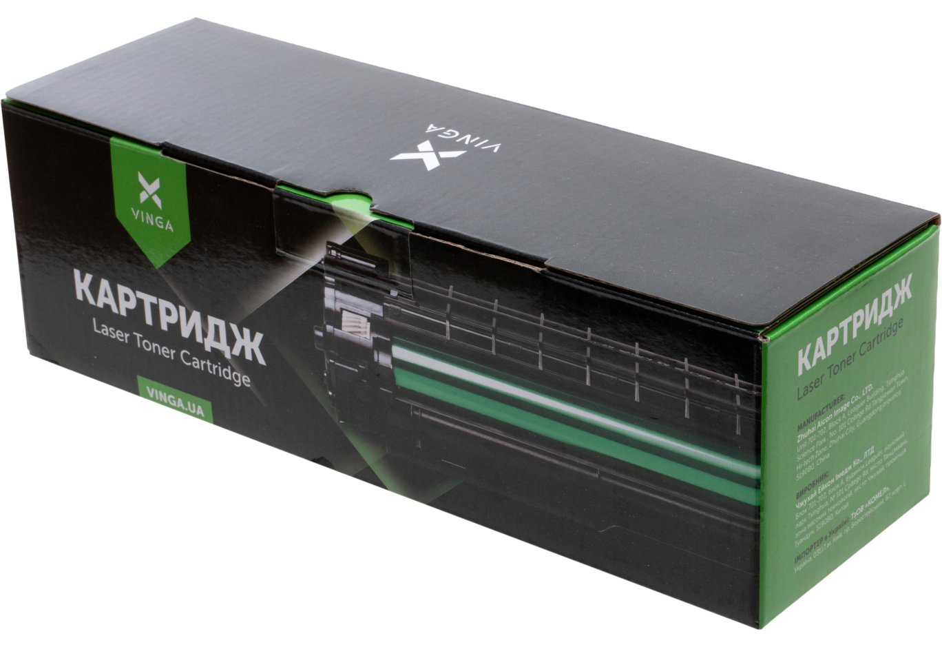 Картридж Vinga CANON 731H Black, HPCB540A/CE320A/CF210X Universa, 2.4K (V-L-C731X)