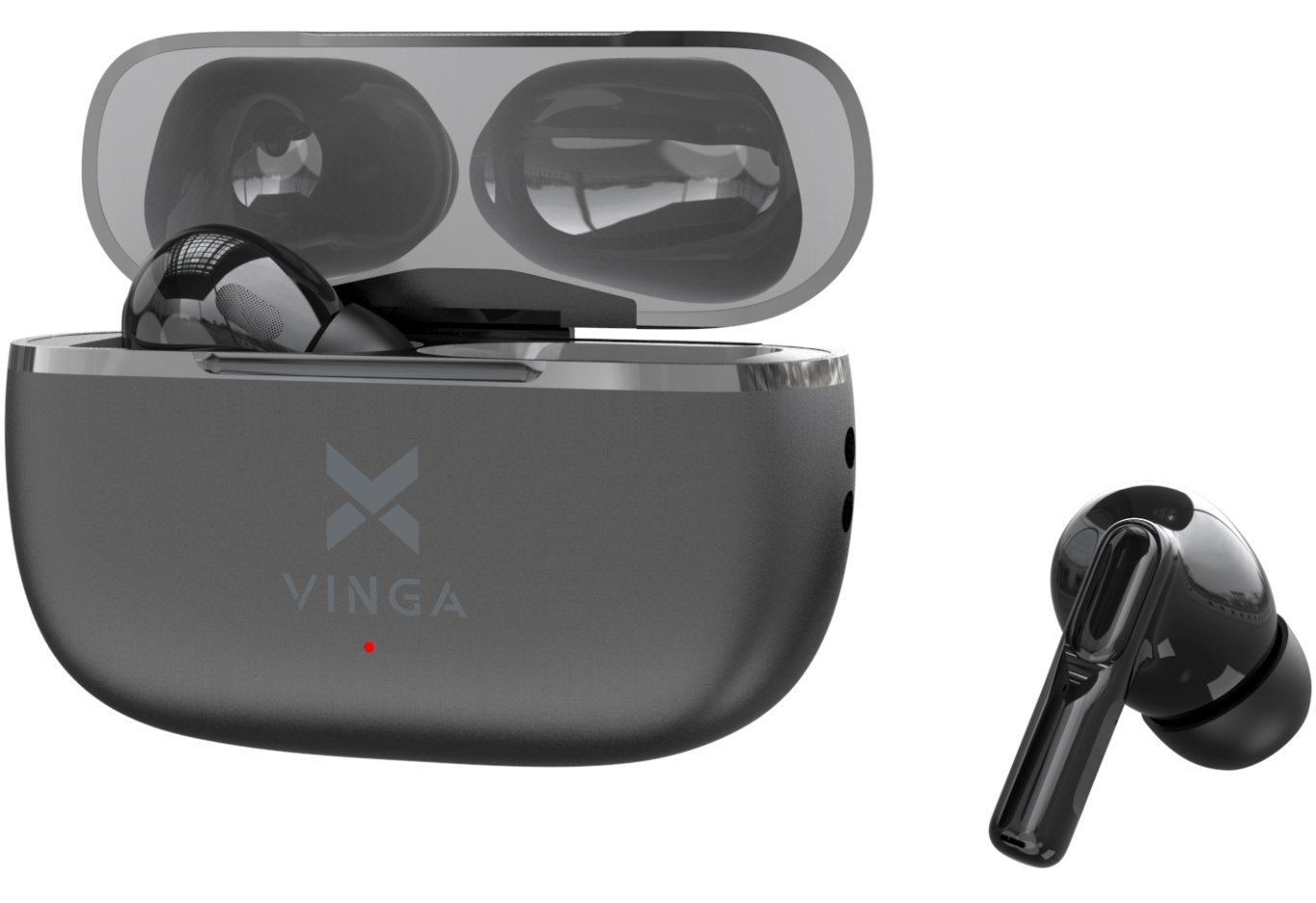 Навушники Vinga HBT075 Bluetooth Black (HBT075BK)