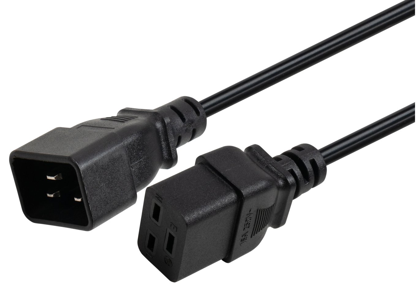 Кабель живлення C19 to C20 1.8m 1.5mm2 copper Vinga (VYPCC19201815CU)