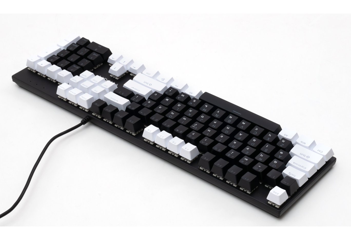 Keyboard Vinga KBGM-095 LED Orange Switch USB White/Black (KBGM-095Y White/Black)